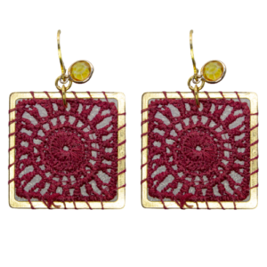 Boho hanger rood