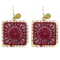 Boho hanger rood