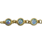 Armband met blauwe steentjes