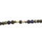 Zwarte kralen armband