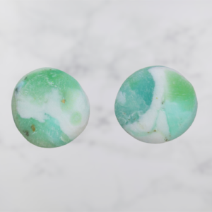 Sea green oorknoppen