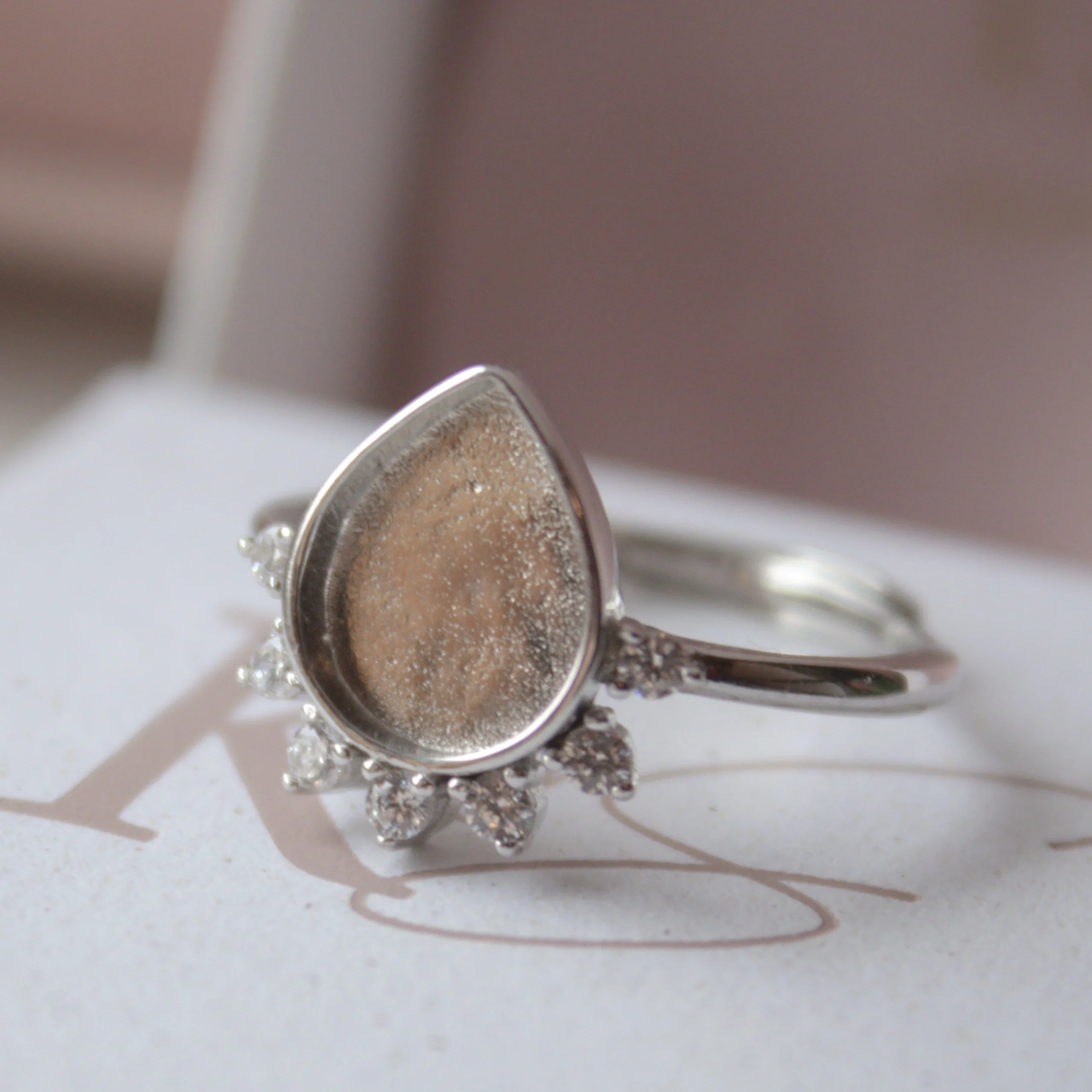 Crowned drop - Herinneringsring - Afbeelding 4